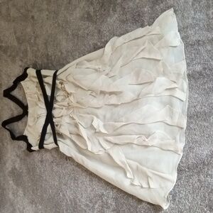 BHLDN Anthropologie Quillaree ruffle dress with ties